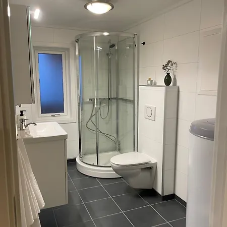 דירה Sentrumsnaer Sokkelleilighet *