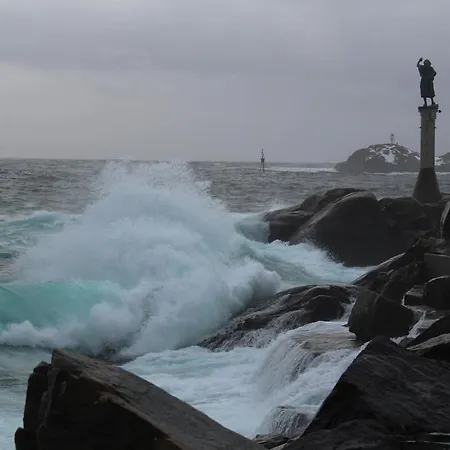 Sentrumsnaer Sokkelleilighet דירה
